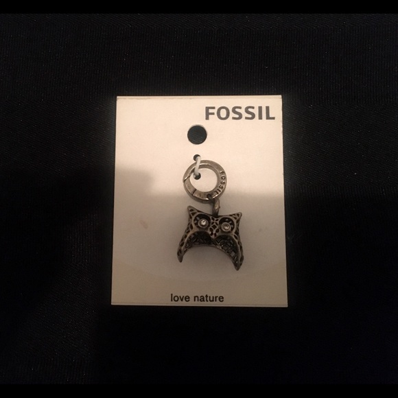 FOSSIL Owl Charm - Picture 1 of 2